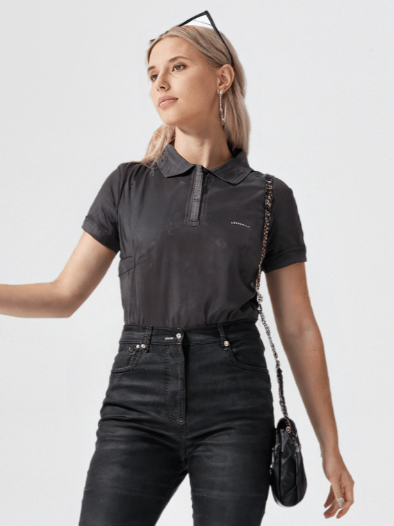DEAL Women's Polo Solid Tee