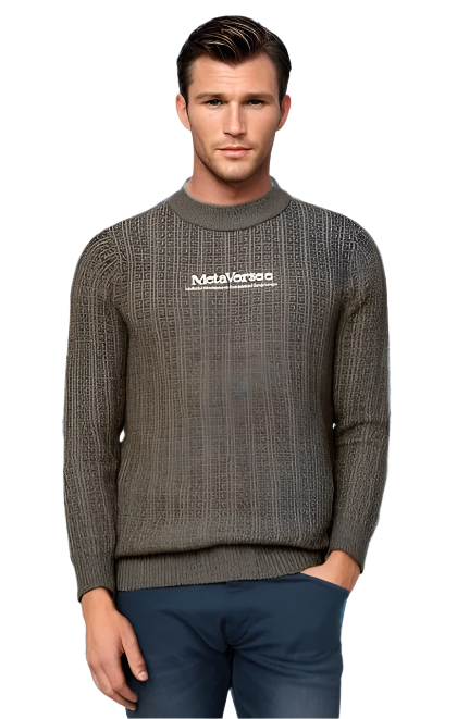 Men's Full Sleeves Round Neck Sweater – Perfect for Cozy & Fashionable Look