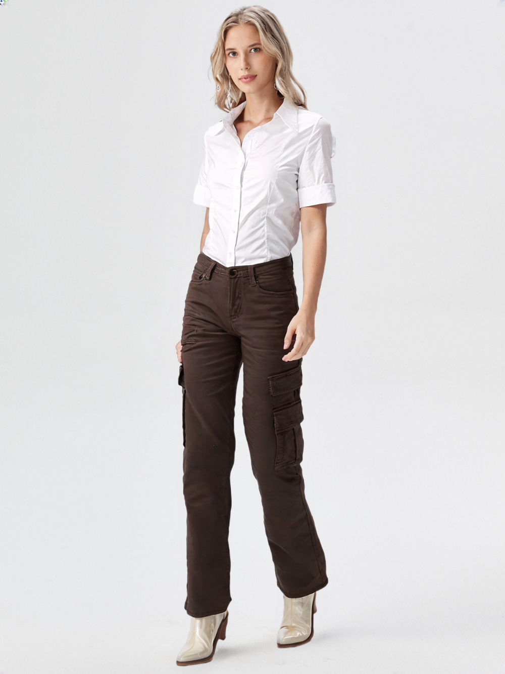 Women's 8-Pockets Cargo