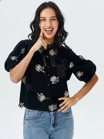 Women's Embroidered Shirt