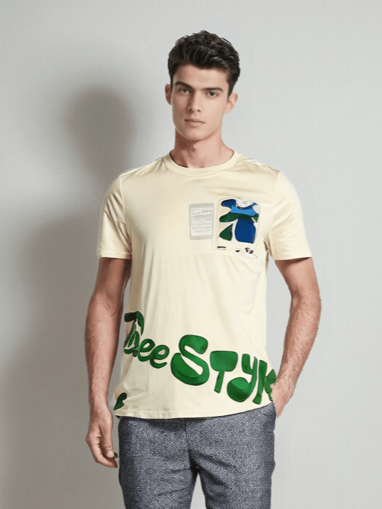 Rex-Straut Men's Move Freely in Style – Freestyle Pastel Tee