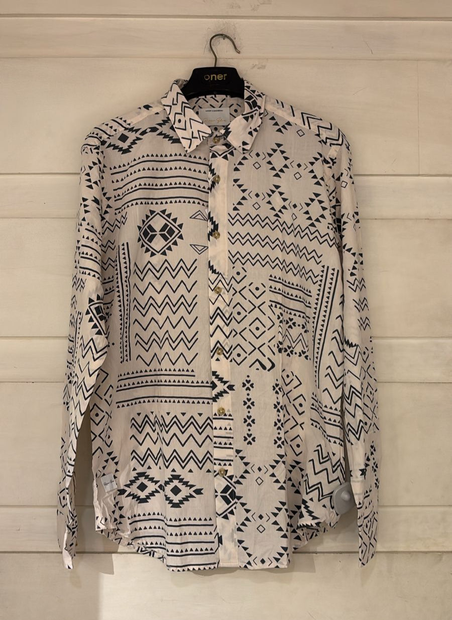 RIVERBLUE Men's Printed Shirt