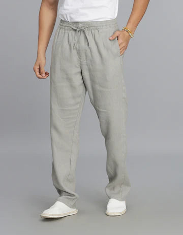 Dark Stone Linen Pant