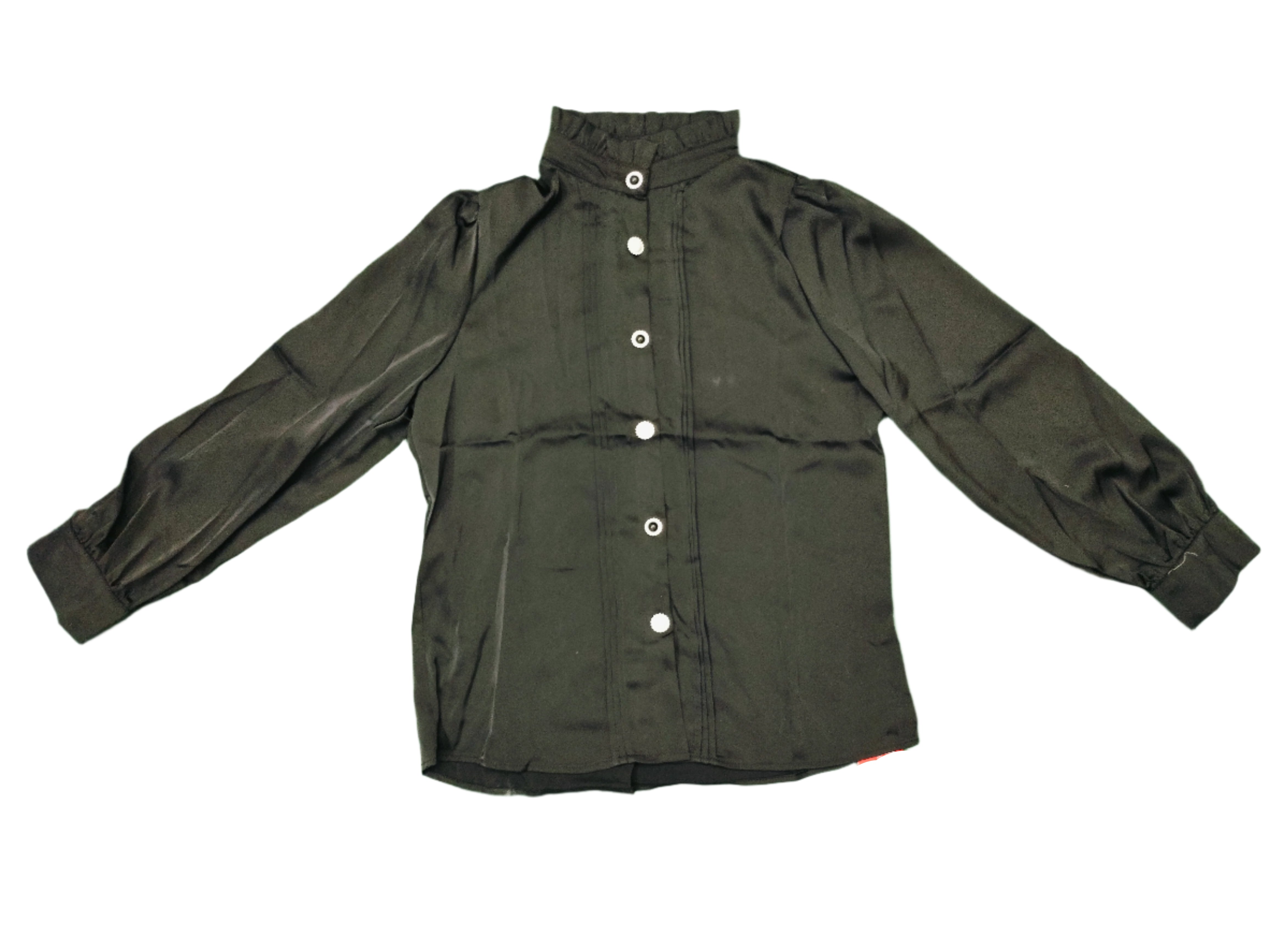 Women's Solid Satin Shirt