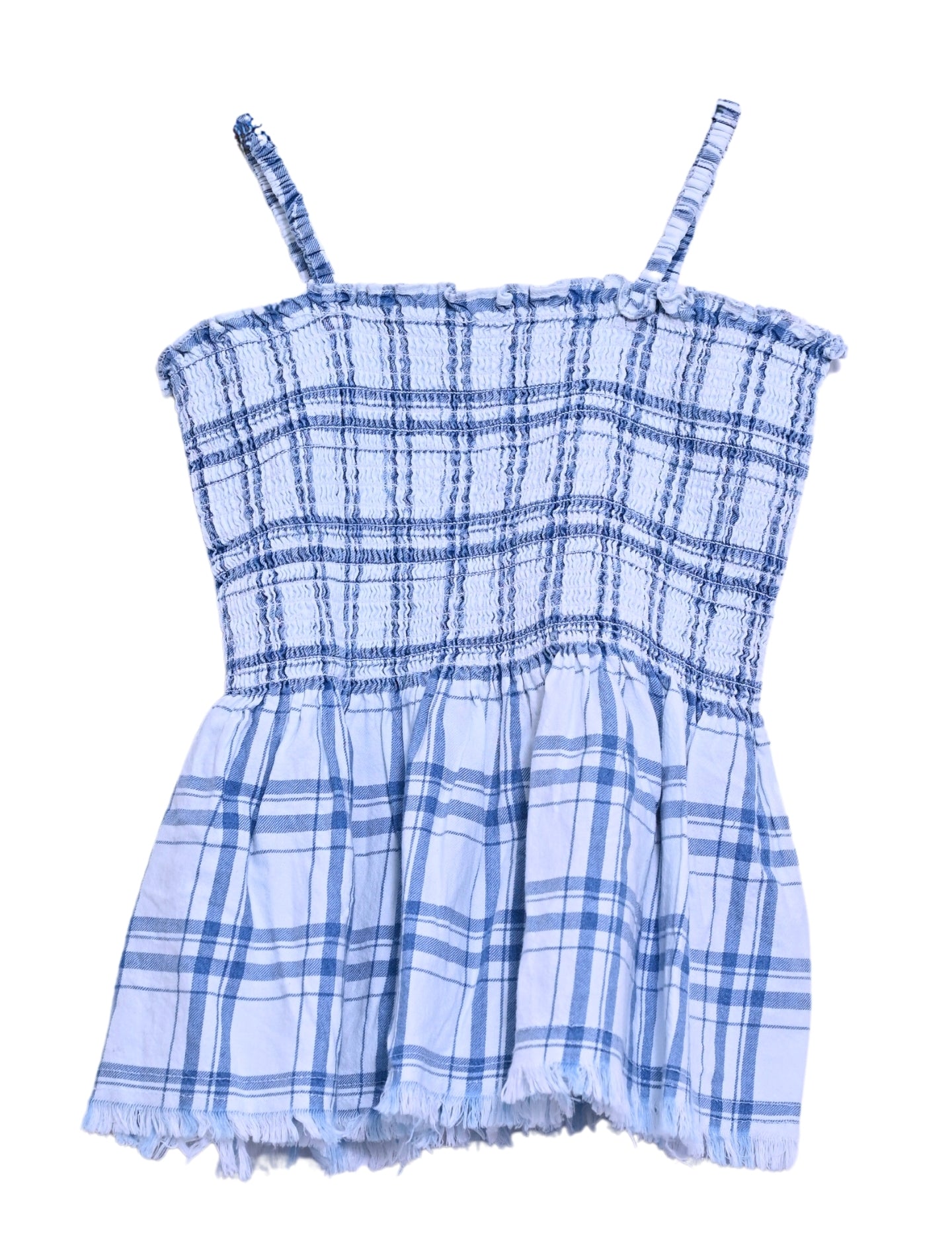 Women's check shirt with top