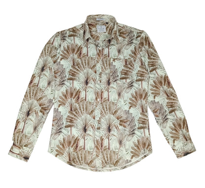 TULIP Men's Brown printed shirt