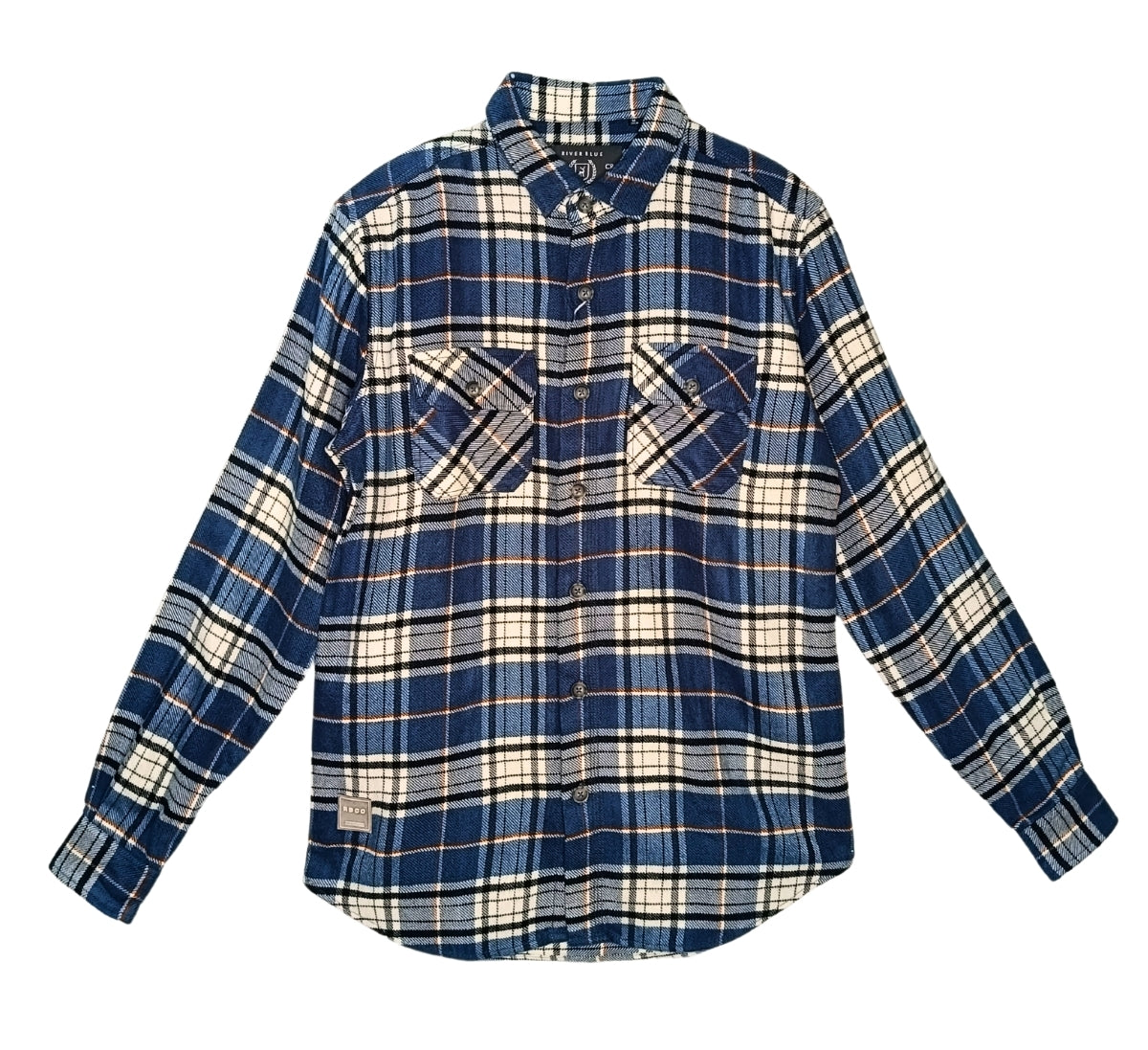 RIVERBLUE Men's Check shirt
