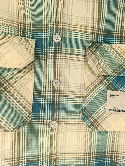 Men's check shacket