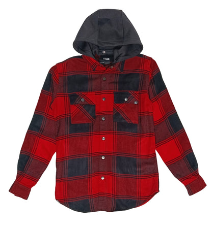 RIVERBLUE Men's Check shirt with Huddie