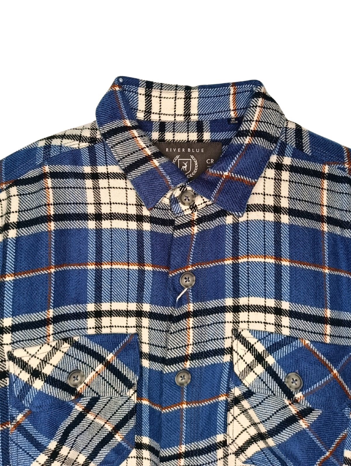 RIVERBLUE Men's Check shirt