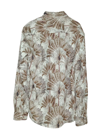 TULIP Men's Brown printed shirt