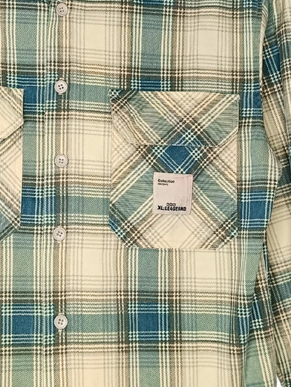 Men's check shacket