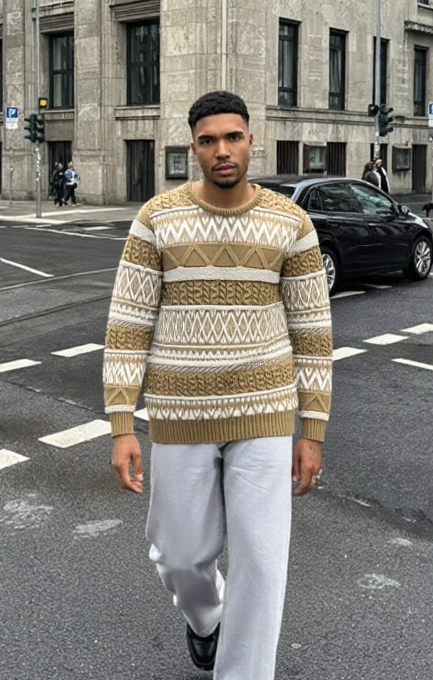 DVR MEN's SWEATER