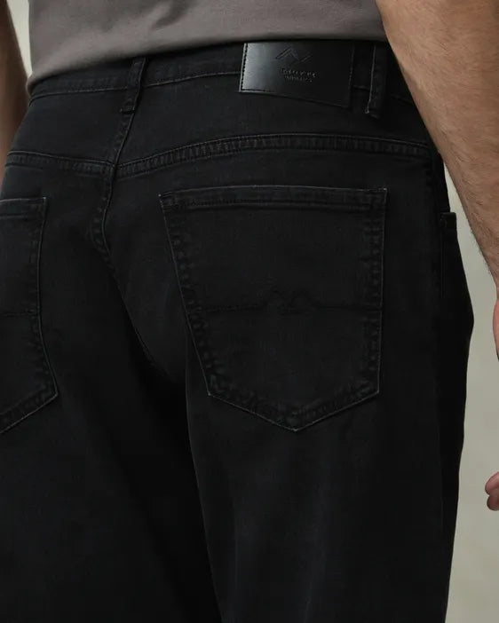 MUFTI Black Loose Straight Fit Jeans