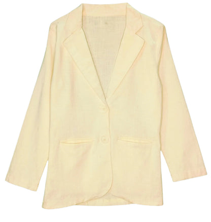 Women's solid coat