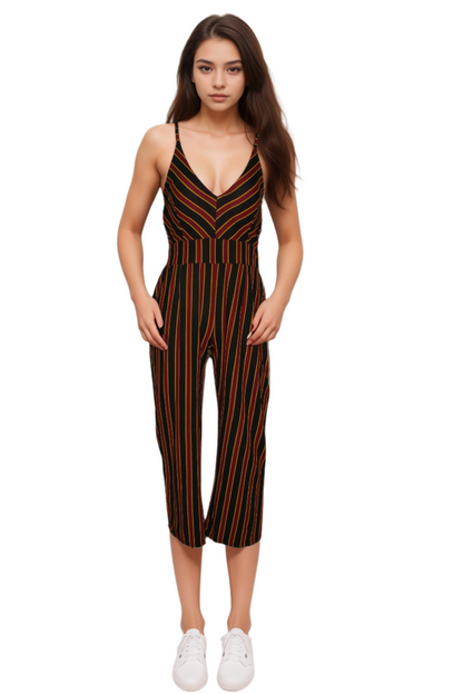 Striped Women's Jumpsuit