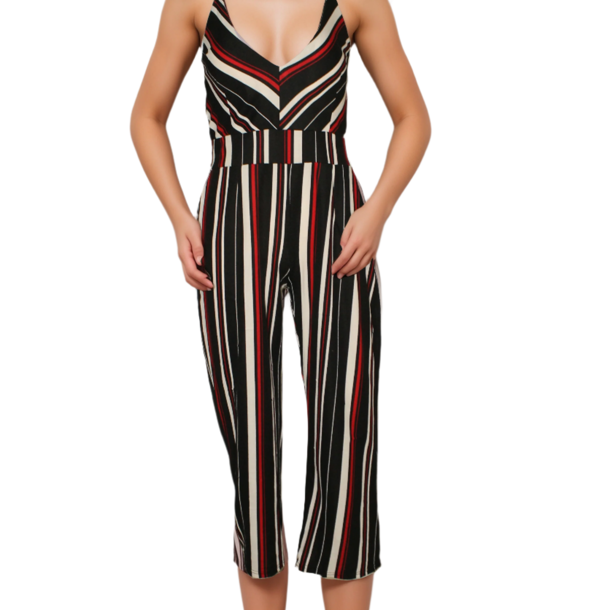 Striped Women's Jumpsuit
