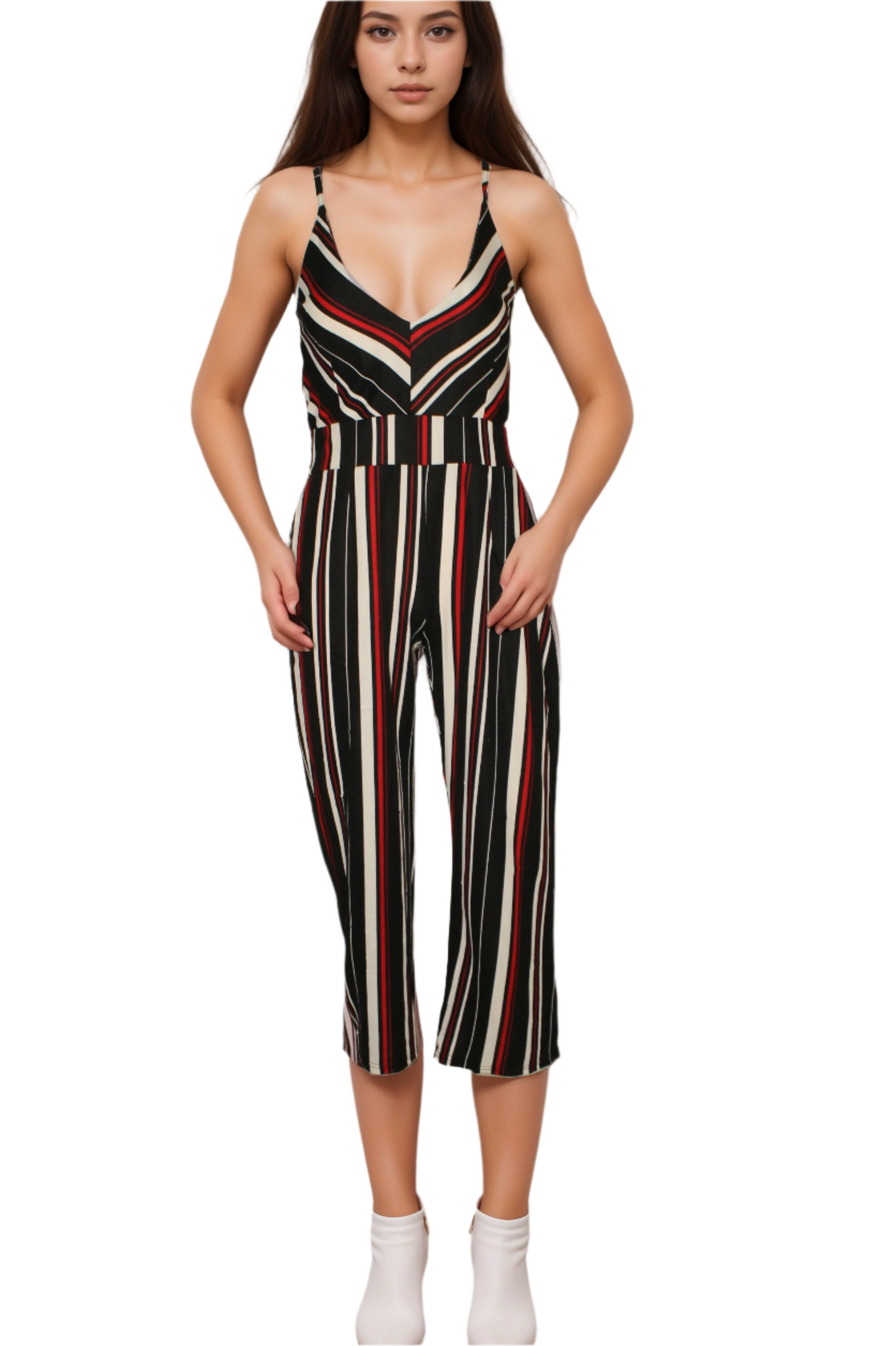 Striped Women's Jumpsuit