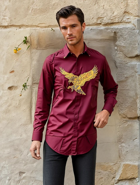 MANZON Men's Formal Shirt