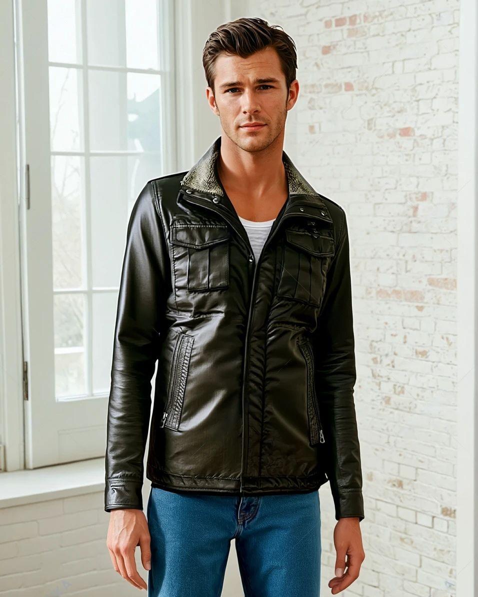 LURE URBAN Men's Leather Jacket