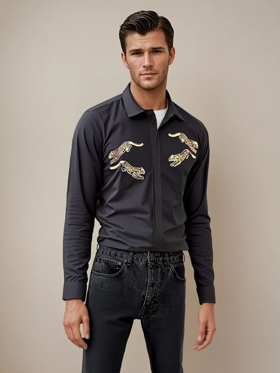 MANZON Men's Formal Shirt