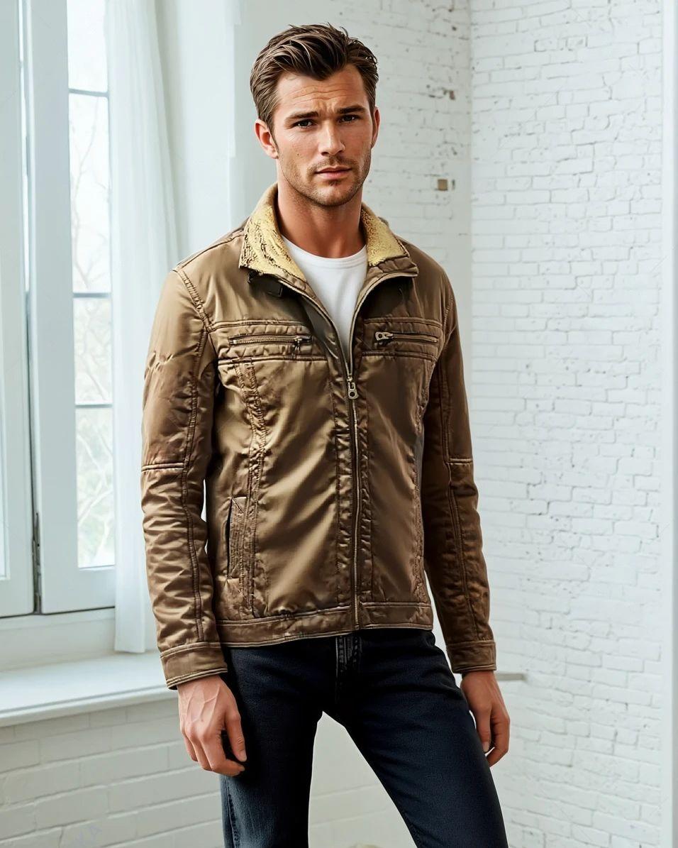 LURE URBAN Men's Leather Jacket