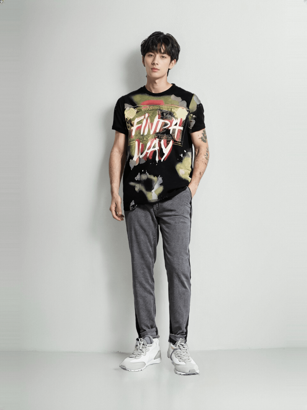 COOKYSS Men's T-shirt R/N