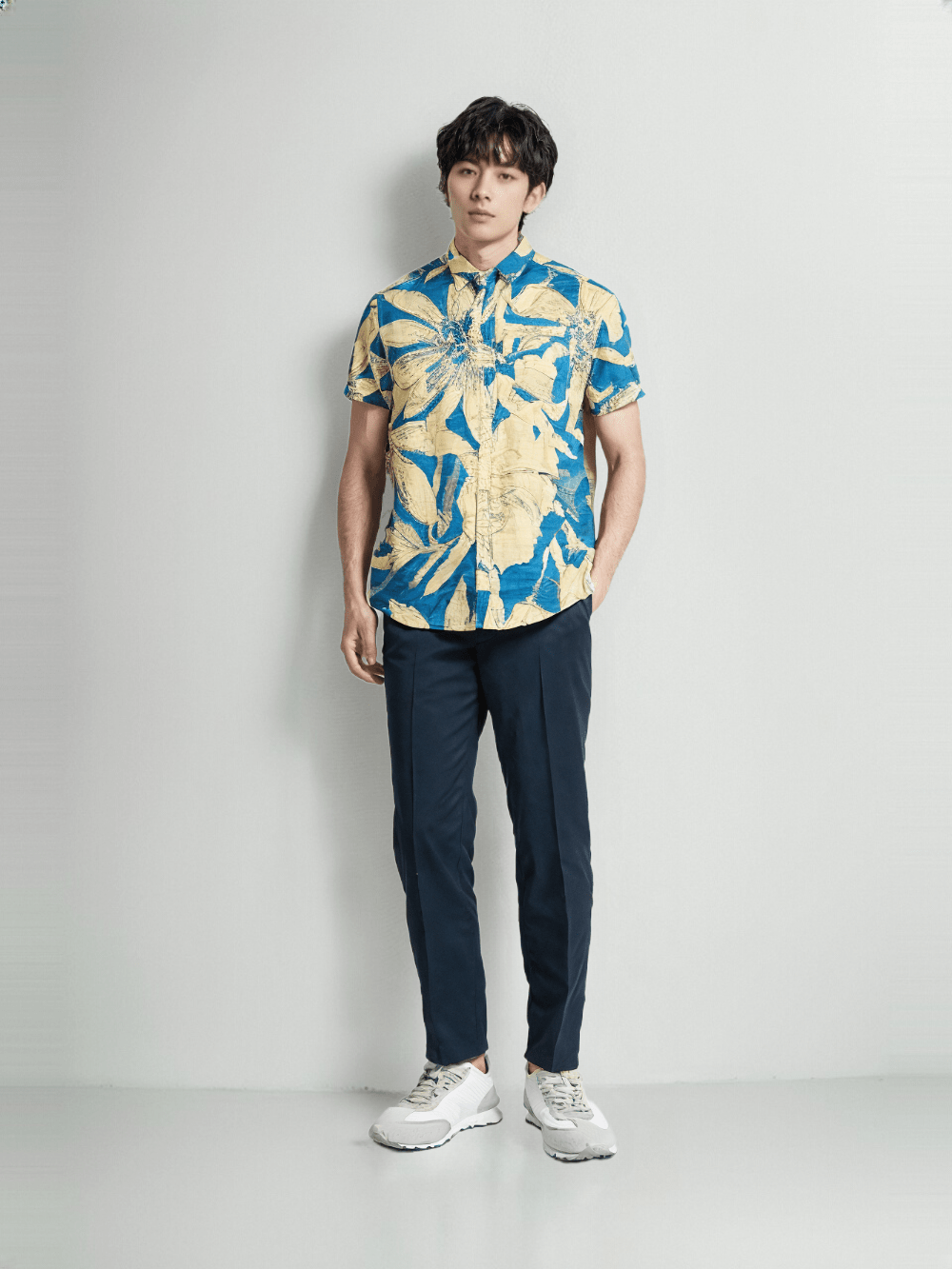 COPPERSTONE Men's Floral Printed Shirt H/S