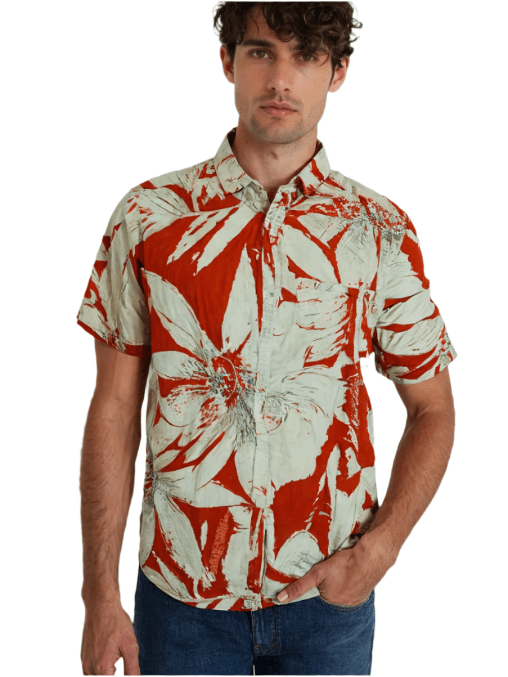 COPPERSTONE Men's Floral Printed Shirt H/S