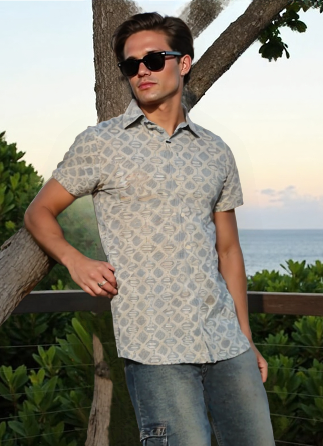 COPPERSTONE Men's Printed Shirt