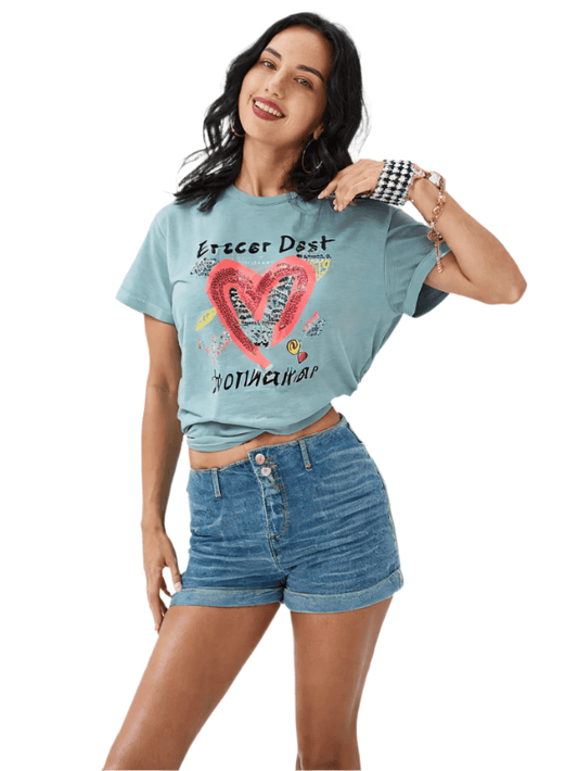 DEAL Women's Printed T-shirt