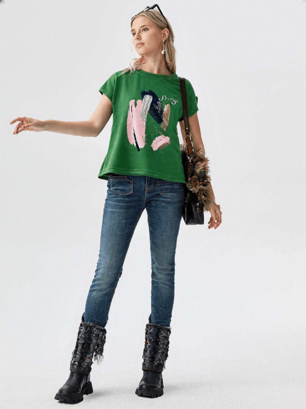DEAL Women's Printed T-shirt