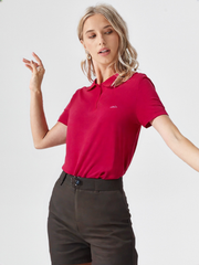 DEAL Women's Polo Solid Tee