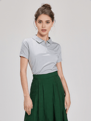 DEAL Women's Polo Solid Tee