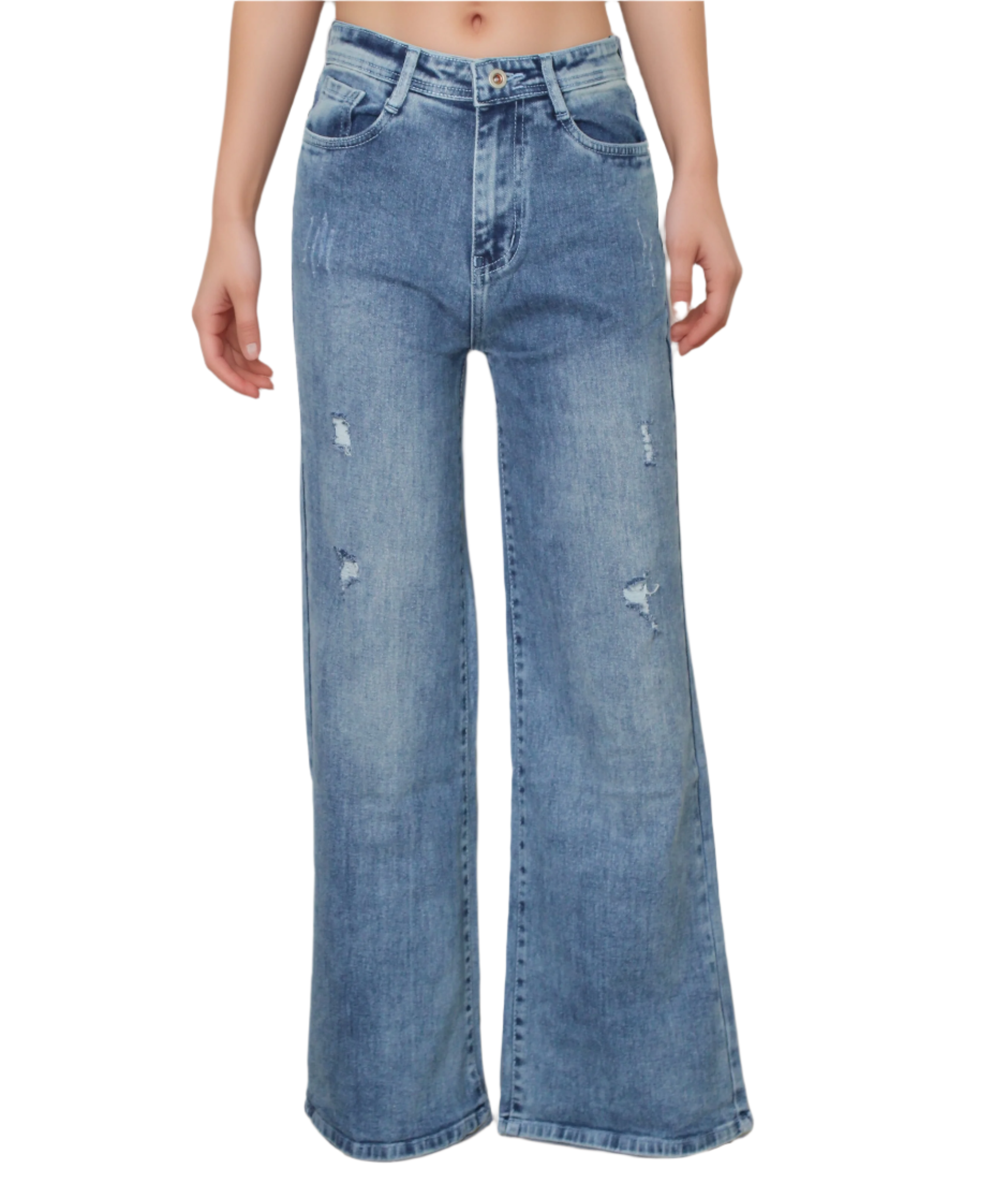 Women’s Straight-fit rugged jeans