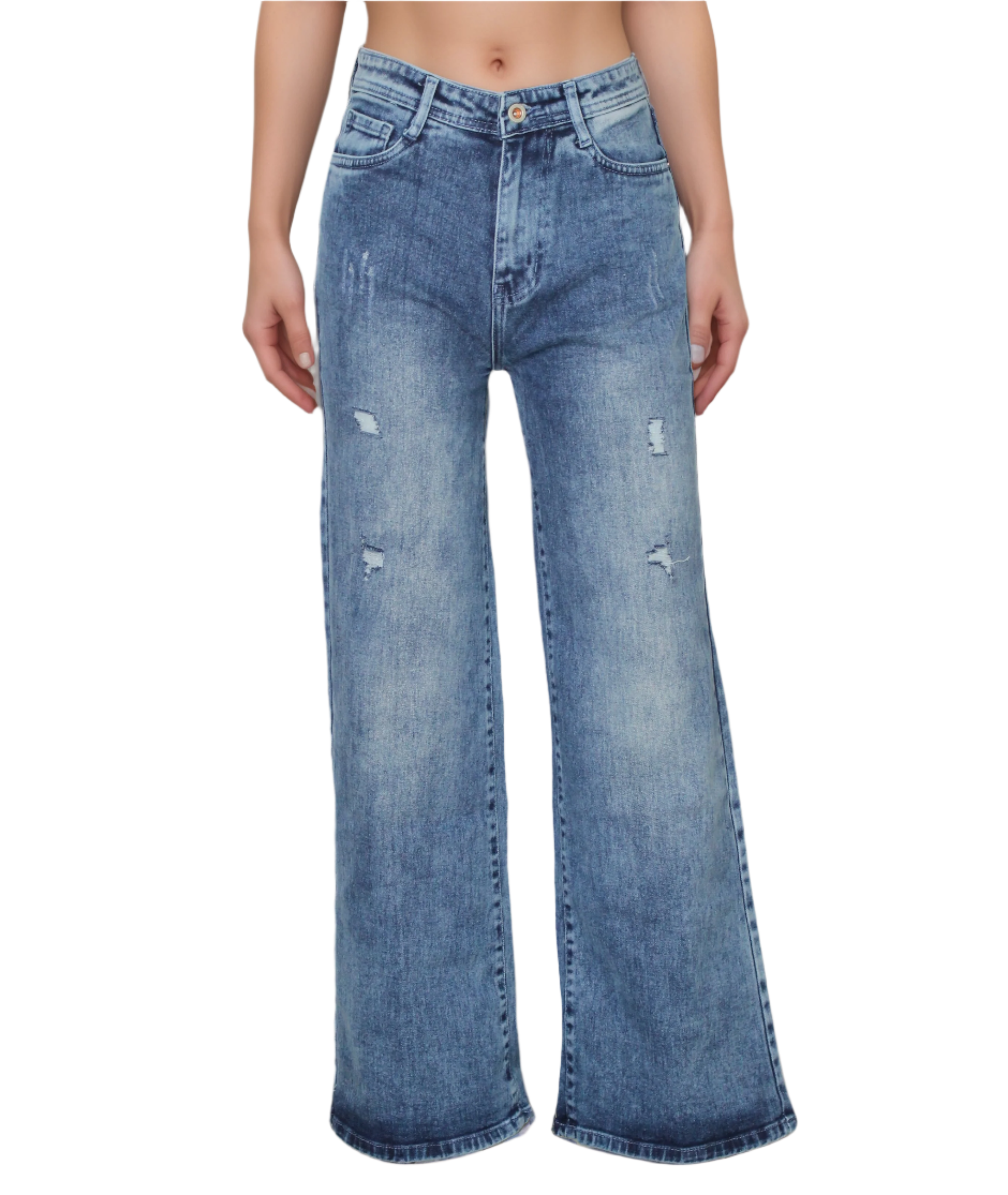 Women’s Straight-fit rugged jeans