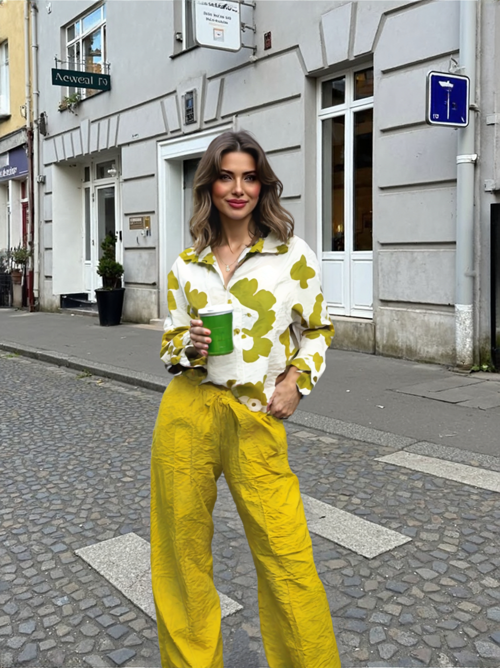 Women's Tropical Pop Co-Ord Set