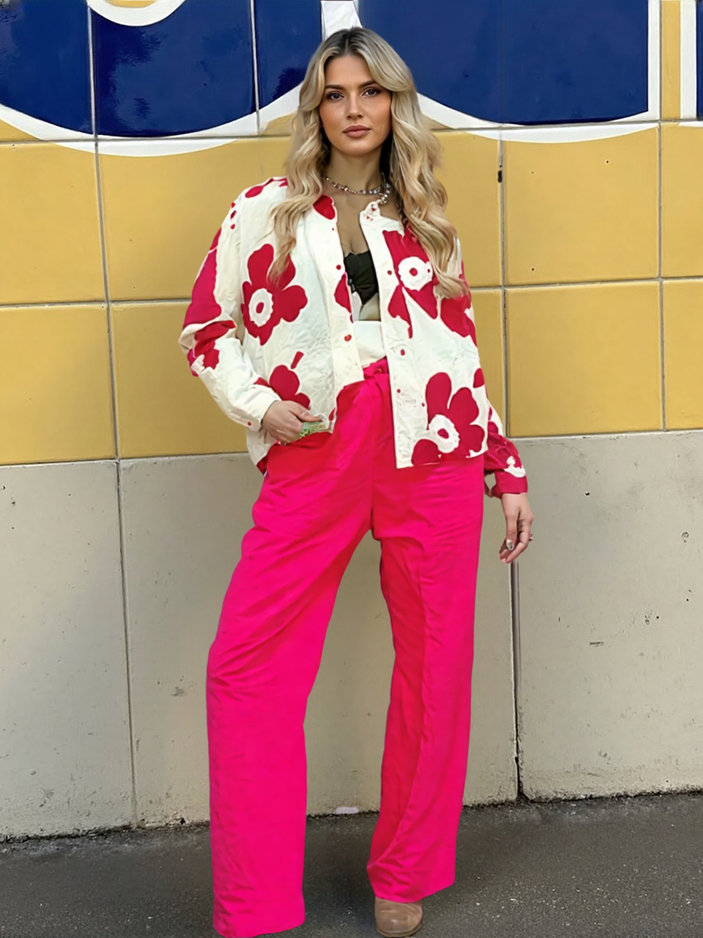 Women's Tropical Pop Co-Ord Set