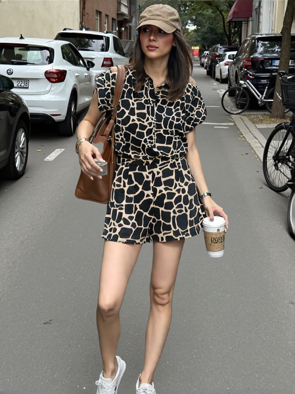 Women's Bold Abstract Print Co-Ord Set