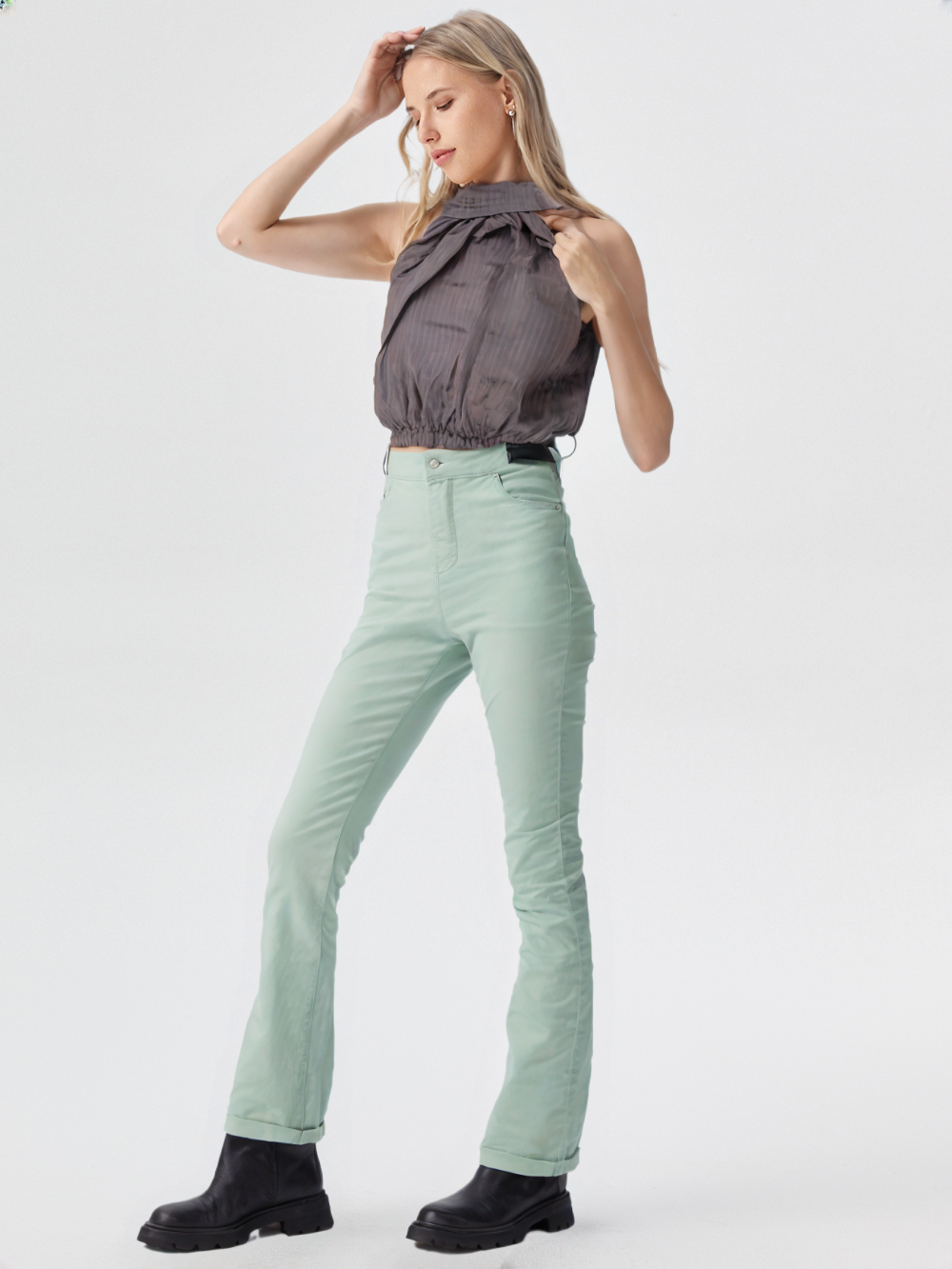 Women's Cool Curve – High Neck Relax Top