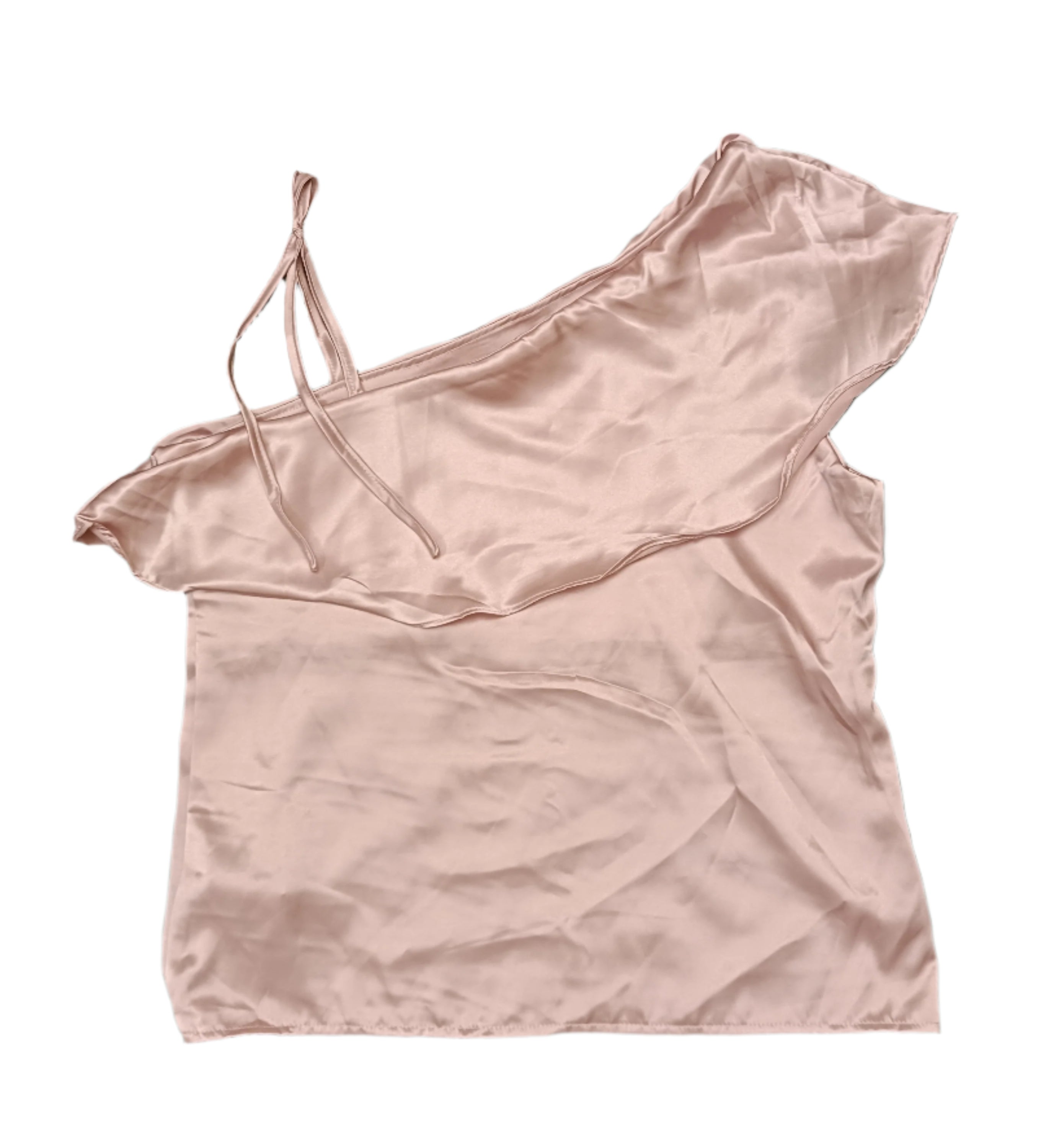 Women's Satin Glow – One Shoulder Top