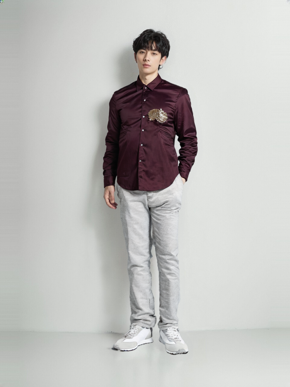 MANZON Men's Formal Shirt