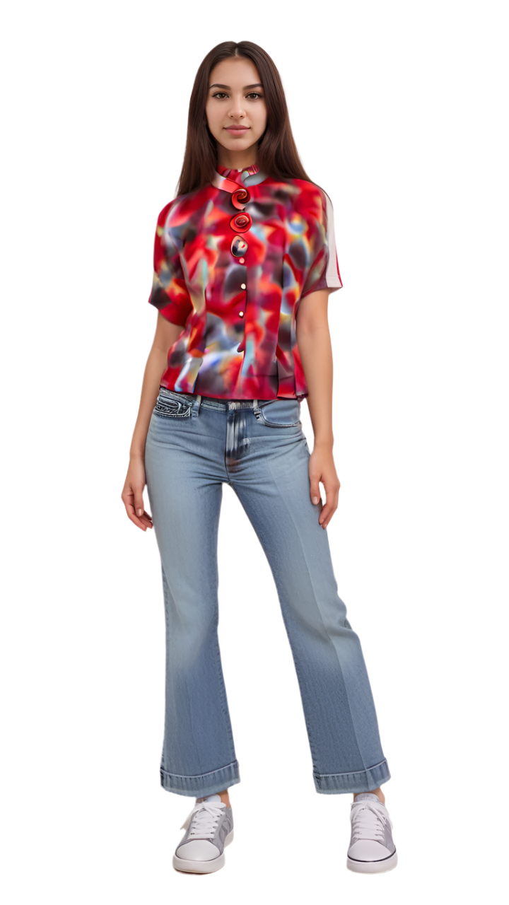 Women's printed shirt