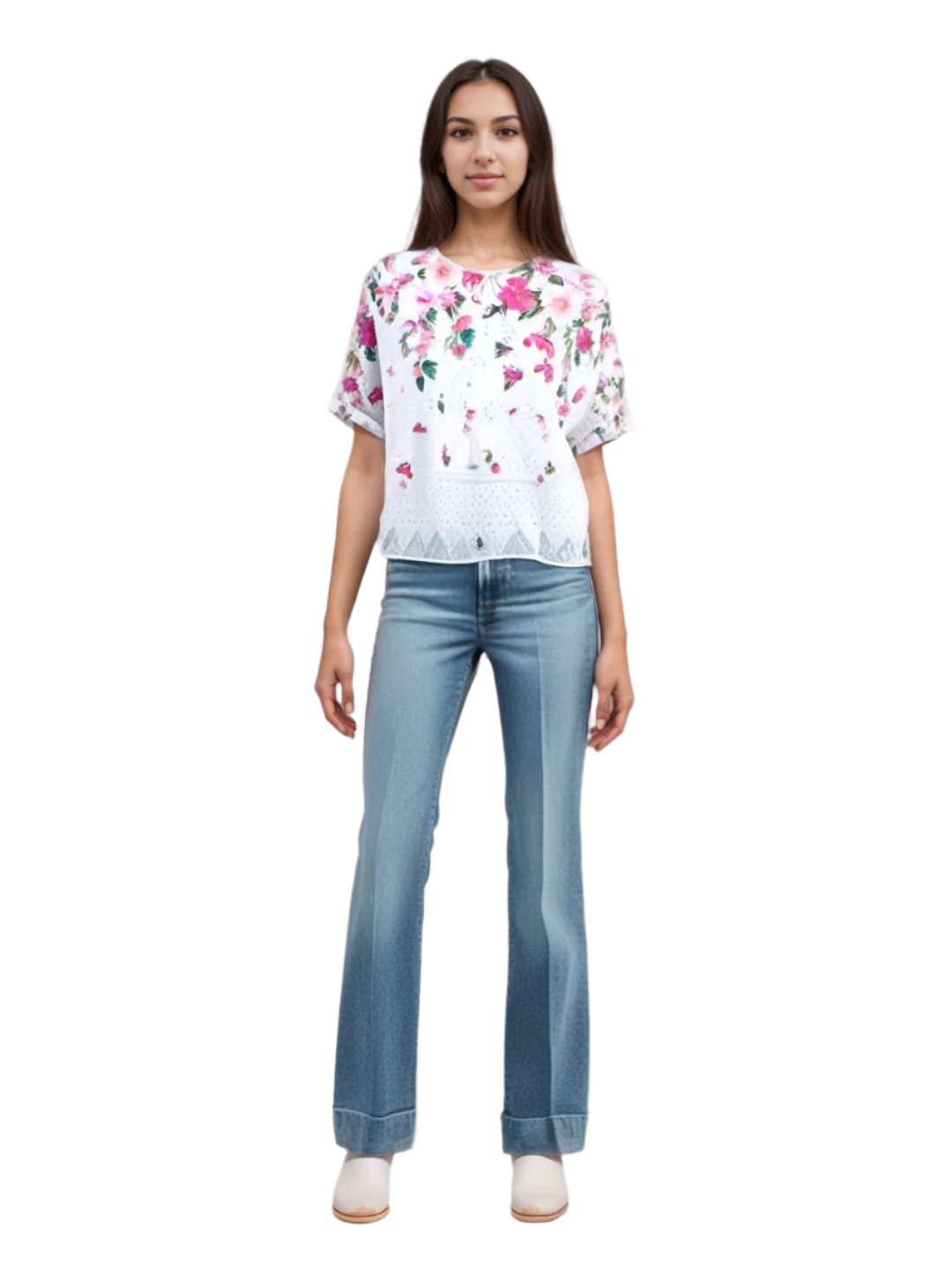 Women's floral top