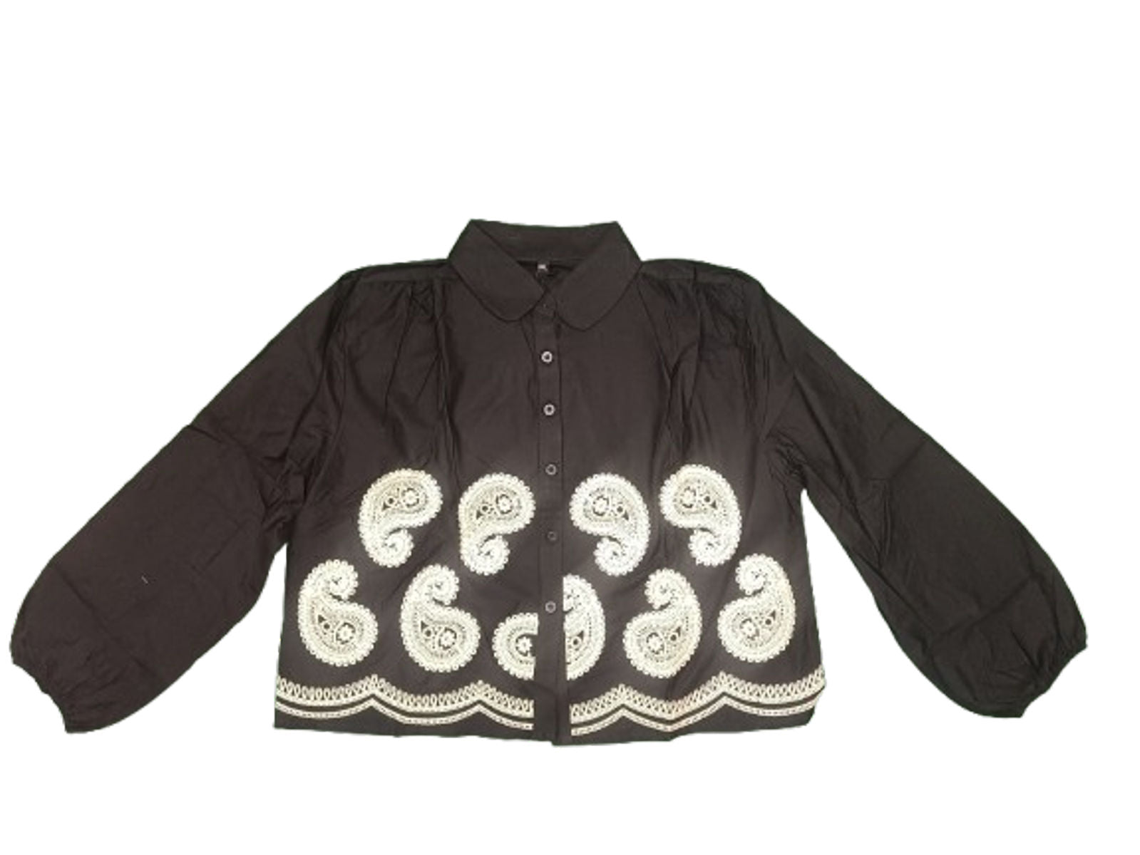 Women's button-up shirt with an elegant bohemian touch Shirt