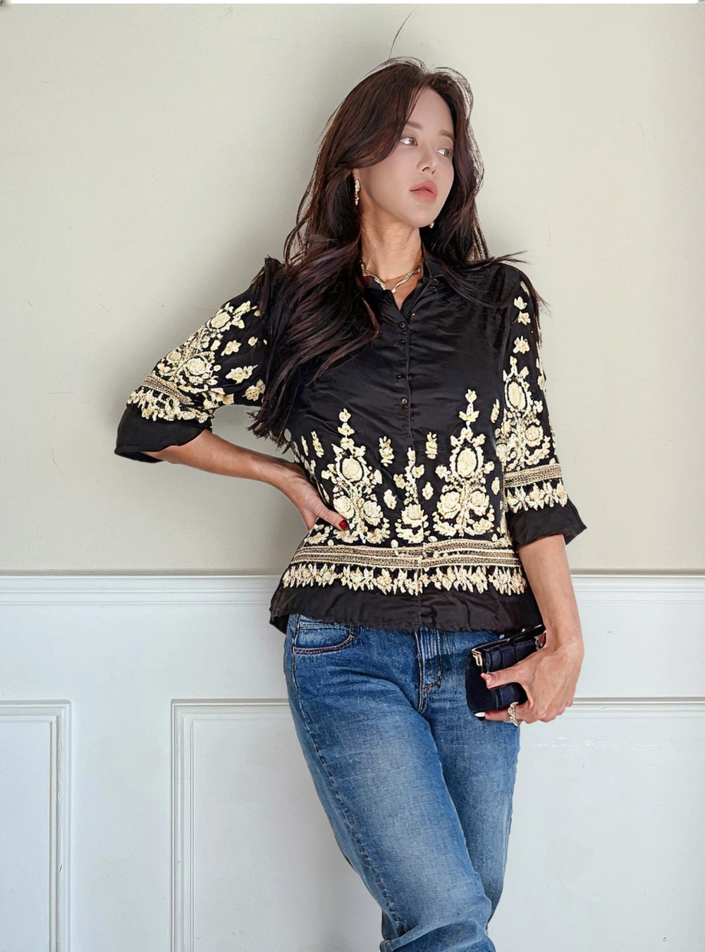 Women's Embroidery Shirt