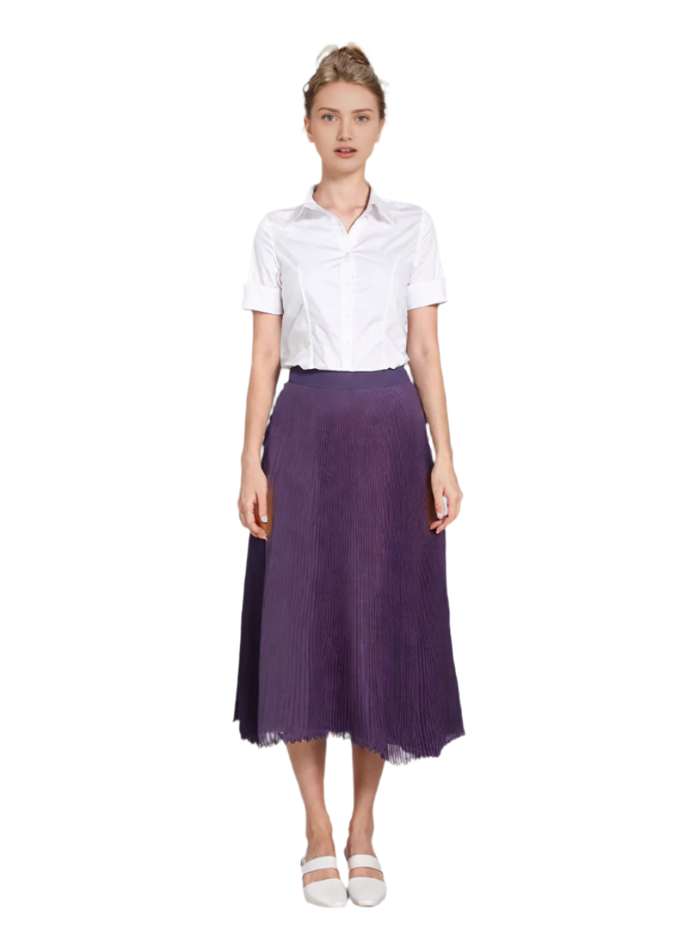 Women's  elegant pleated skirt