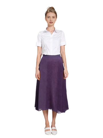 Women's  elegant pleated skirt