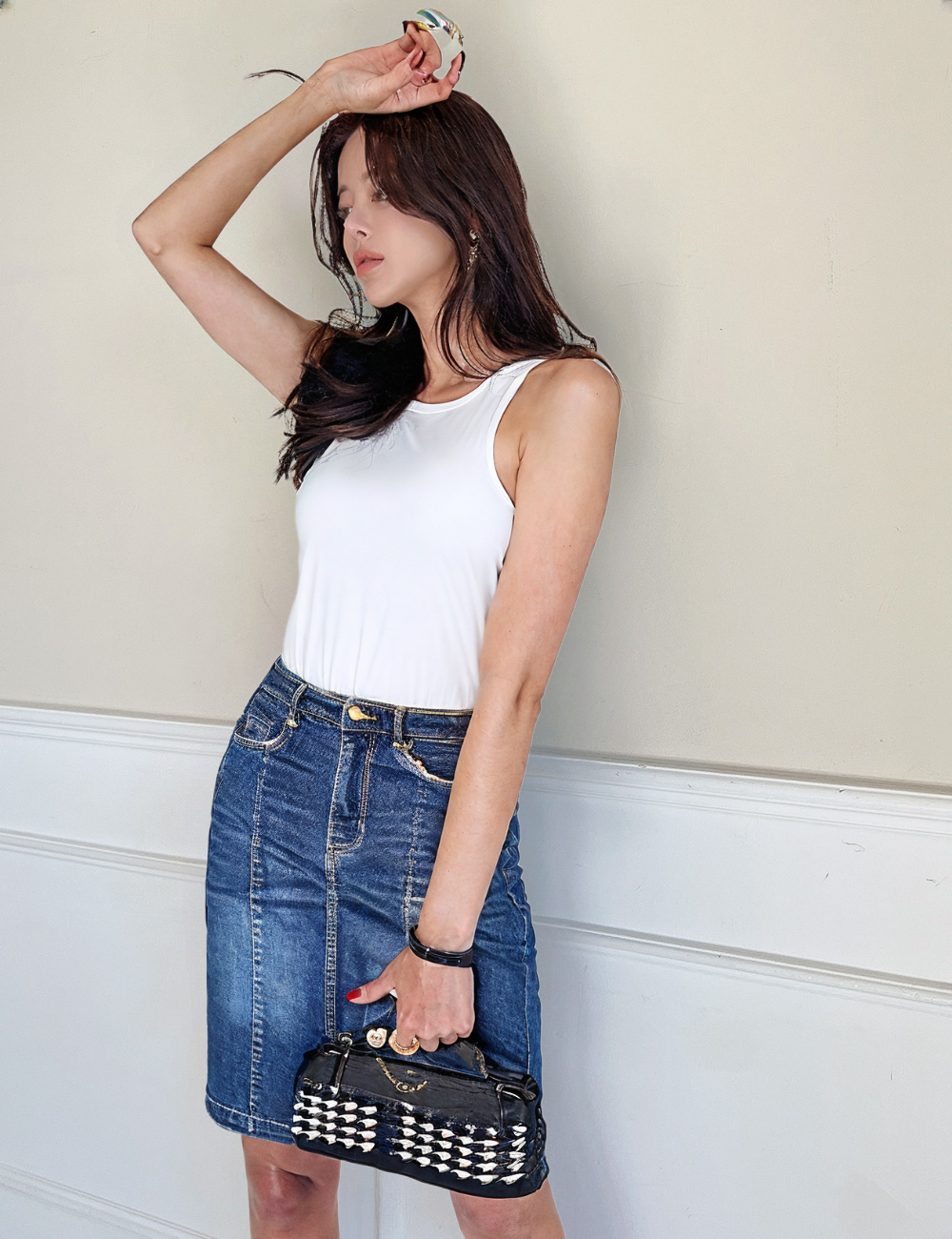 Women's denim Skirt