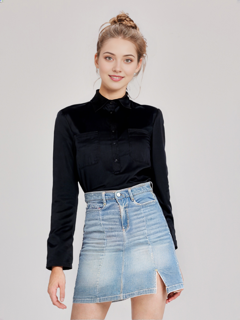 Women's denim Skirt